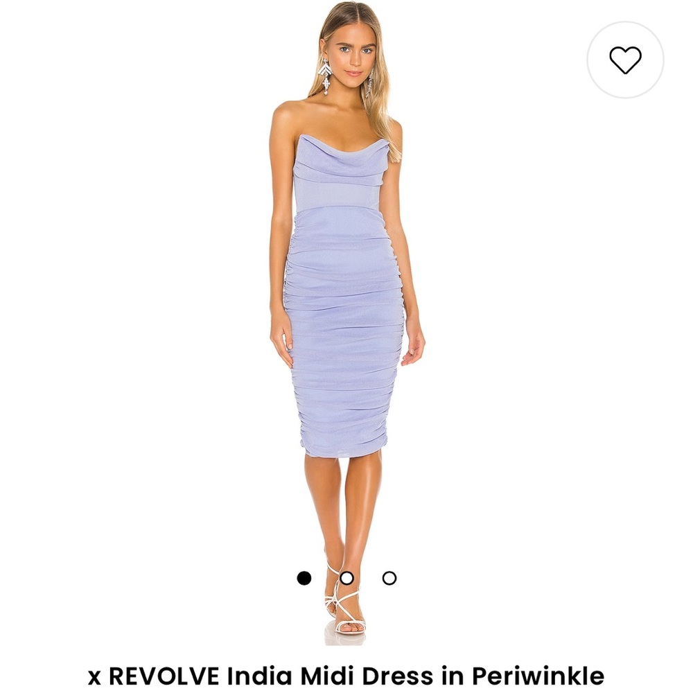 x REVOLVE India Midi Dress in Periwinkle
Michael Costello size Medium